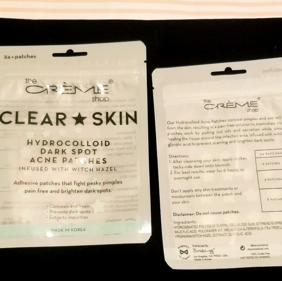 NWT The Crème Hydrocolloid Dark Spot Acne Patches - Picture 3 of 12